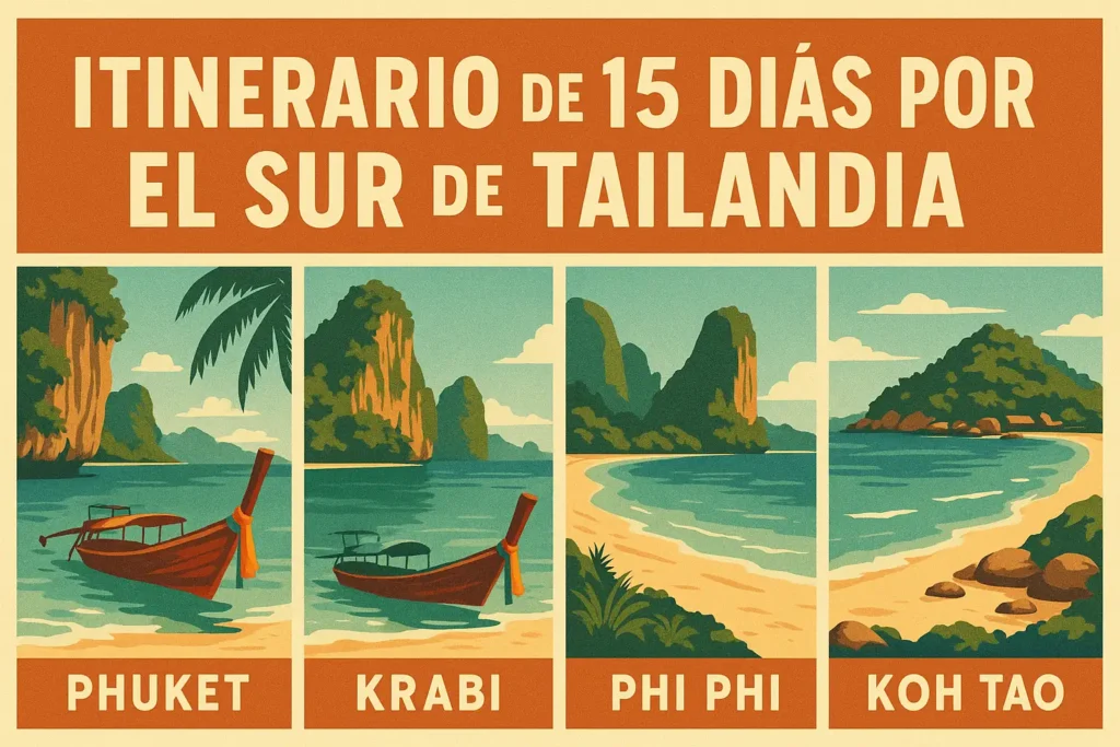 ruta 15 dias sur tailandia