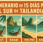 🏝️ Itinerario de 15 días por el sur de Tailandia: playas, islas y aventura tropical